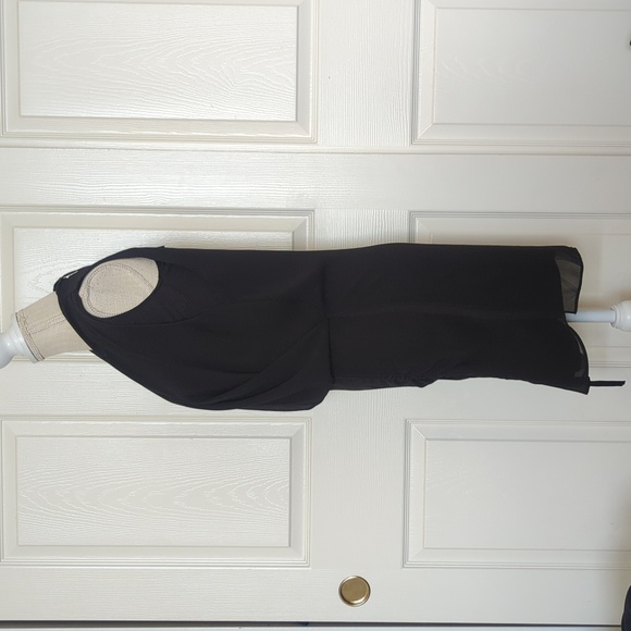 All Saints Cathea Cowl neck Black Sleeveless Dress - Picture 6 of 11